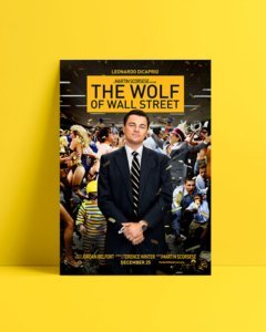 the wolf of wall street film afişi satış