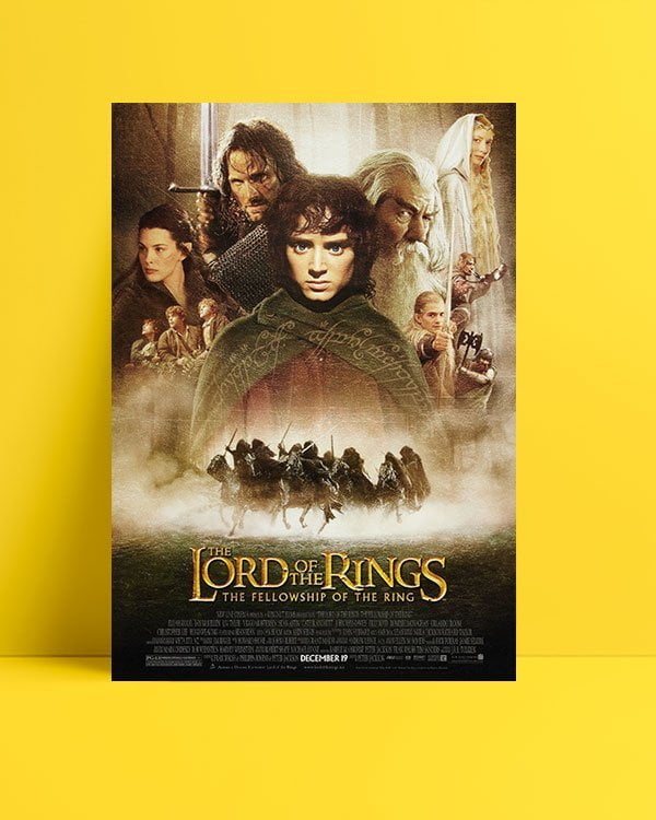 The Lord of the Rings: The Fellowship of the Ring film afişi