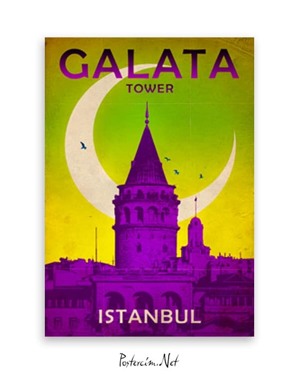Galata Kulesi - Galata Tower Posteri