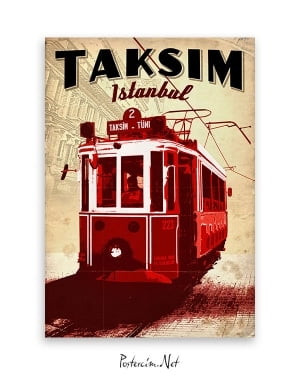 Taksim Tramvay Posteri