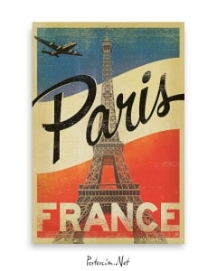 Vintage Paris posteri al