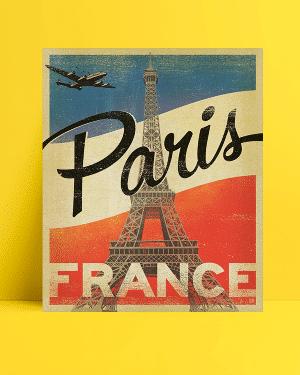 Vintage Paris posteri al