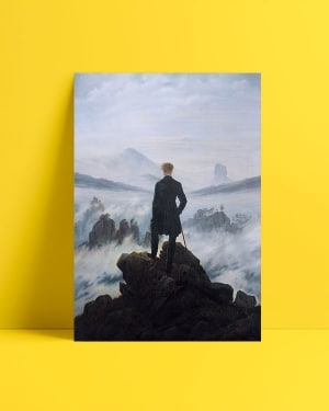 Wanderer-above-the-Sea-of-Fog-Bulutların-üzerinde-yolculuk-posteri-al
