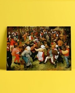Pieter Bruegel The Wedding Dance afis