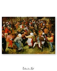 Pieter Bruegel The Wedding Dance poster