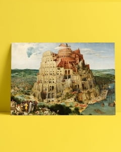 Pieter Brueghel babil kulesi afiş