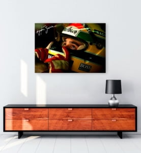Ayrton Senna Kanvas Tablo