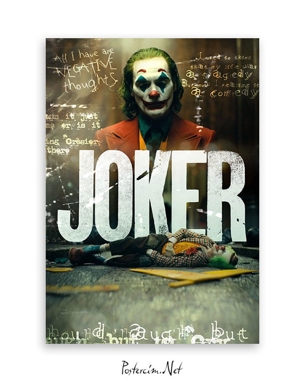 Joker 2019 Movie Poster afişi