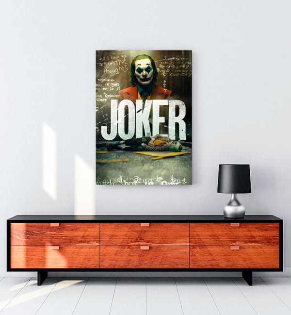 Joker 2019 Movie Poster kanvas tablo