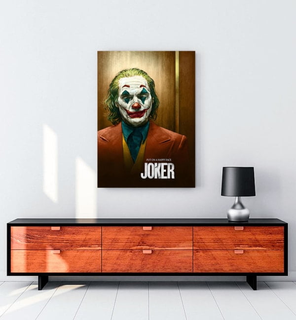 Joker 2019 İllüstrasyon kanvas tablo