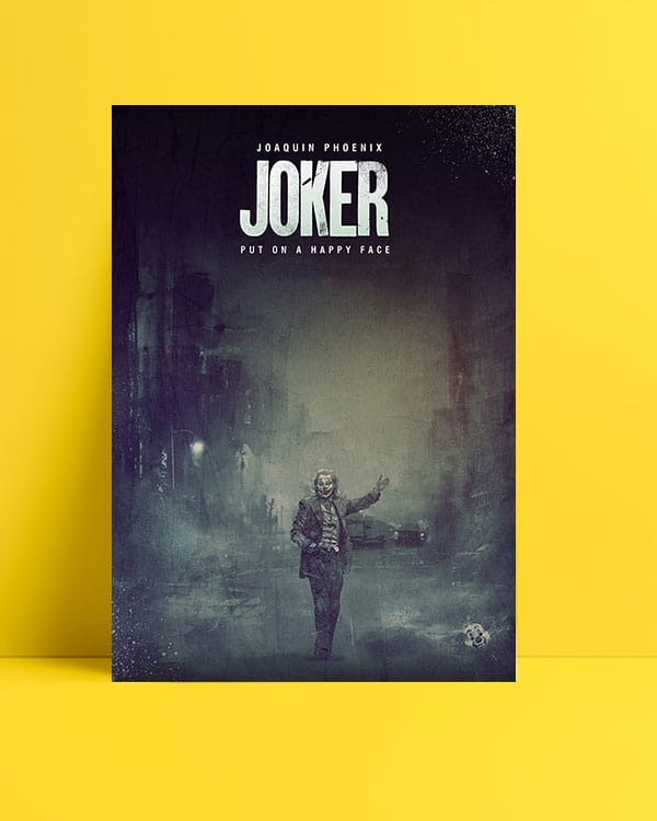 Joker 2019 Poster - Dark posteri
