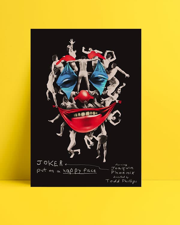 Joker 2019 Poster - Kolaj posteri