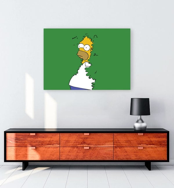 Homer Simpson kanvas tablo