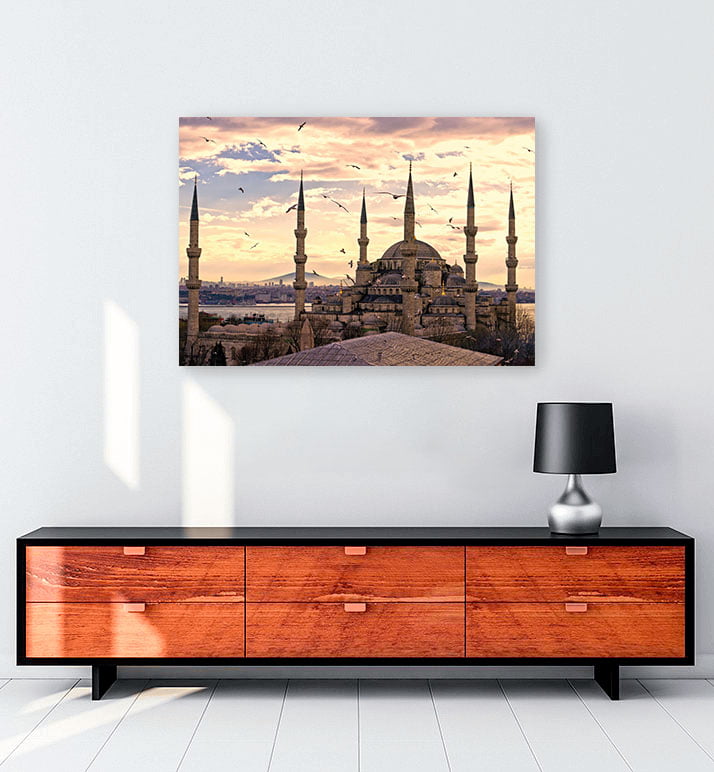 İstanbul - Sultanahmet Camii kanvas tablo