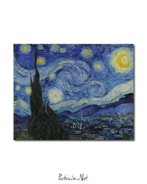 Van Gogh - Yıldızlı Gece tablosu