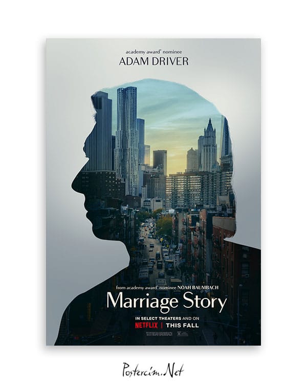 Marriage Story Adam Driver afişi