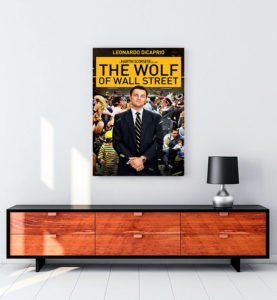 The Wolf of Wall Street kanvas tablo