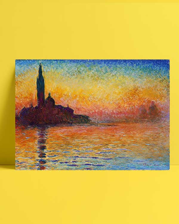 Claude Monet Alacakaranlıkta San Giorgio Maggiore Posteri