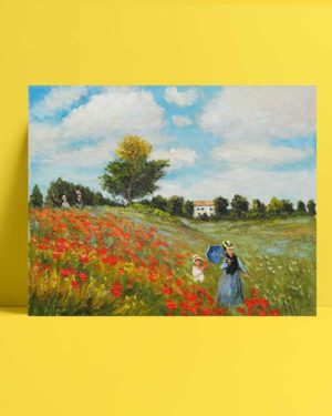 Claude Monet Gelincikler afişi