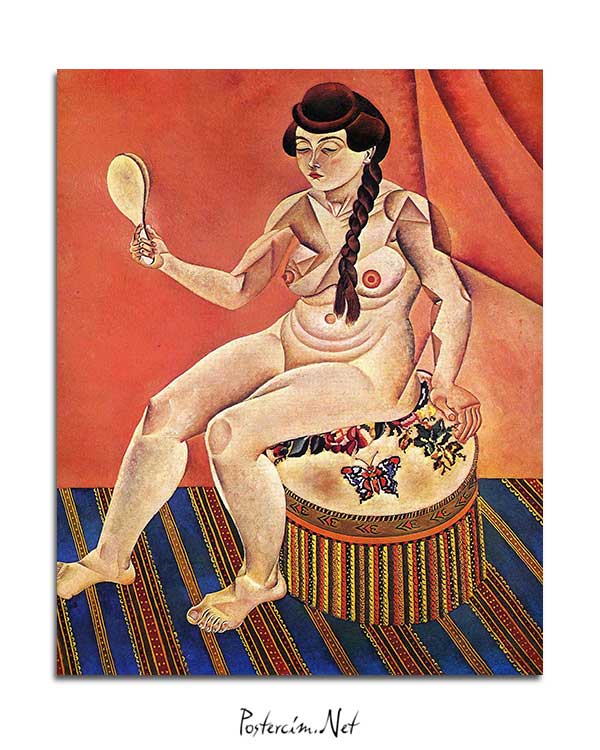 Joan Miró - Aynalı Model posteri