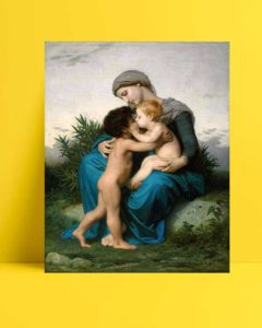 William-Adolphe Bouguereau - Kardeşçe Sevgi afişi