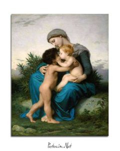 William-Adolphe Bouguereau - Kardeşçe Sevgi posteri