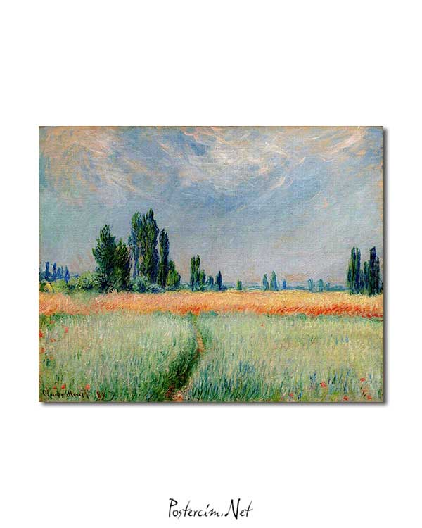 Claude Monet - Buğday Tarlası posteri