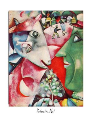 Marc Chagall - Ben ve Köyüm posteri
