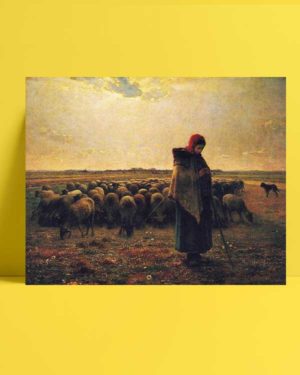 Jean François Millet - Çoban afişi