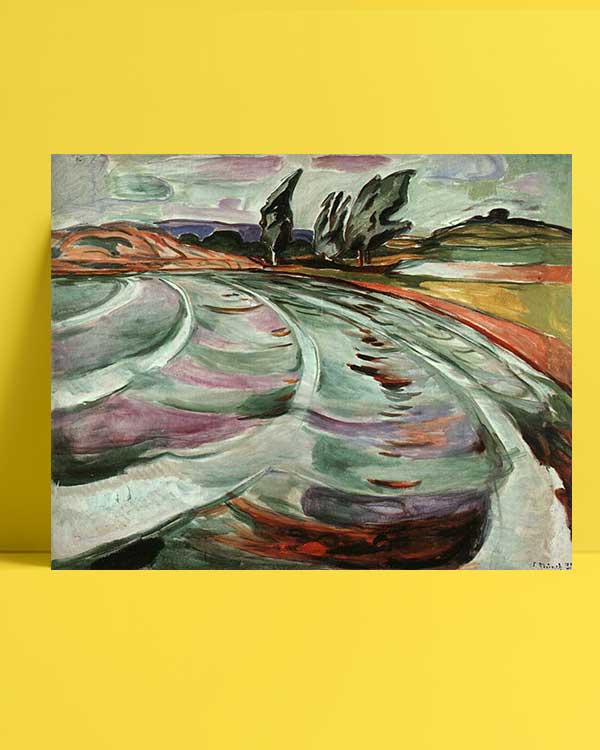 Edvard Munch - Dalgalar afişi