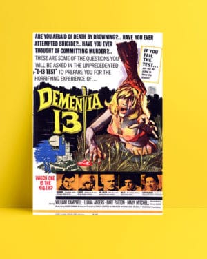 Dementia 13 poster