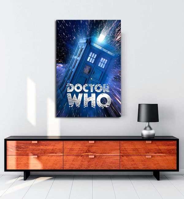 Doctor Who kanvas tablo