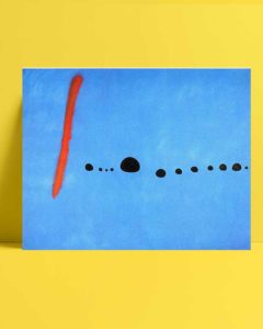 Joan Miró - Mavi II afişi