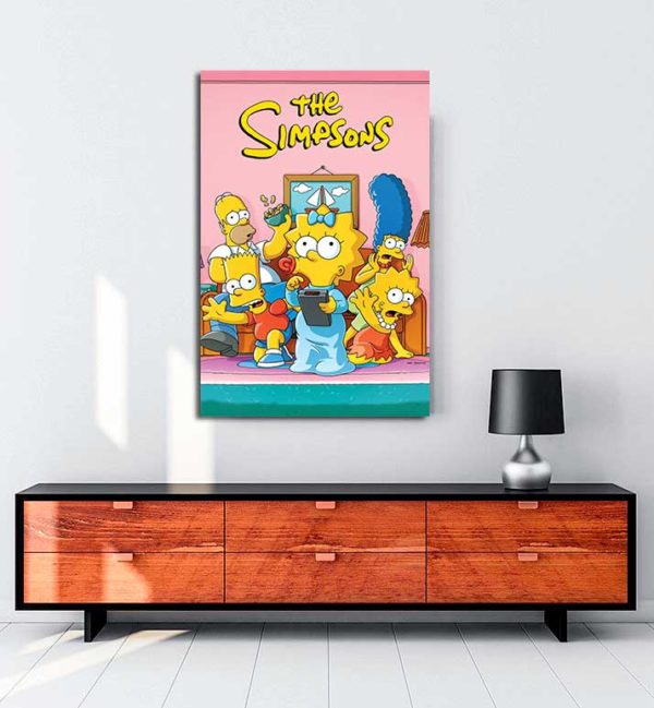 The Simpsons kanvas tablo