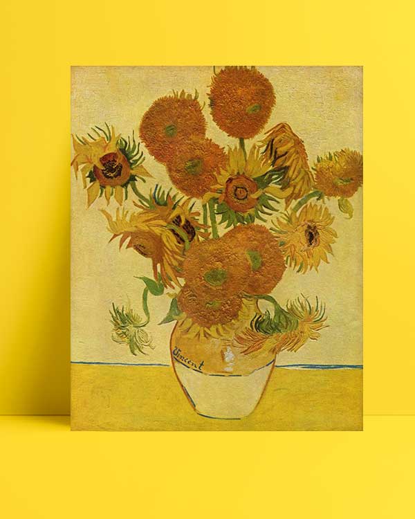 Vincent van Gogh - Bir Vazoda On Beş Çiçek afişi