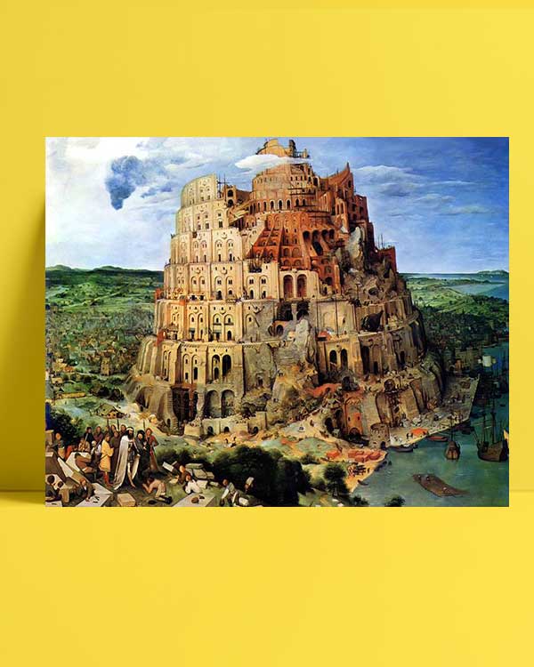 Pieter Brueghel - Babil Kulesi afişi