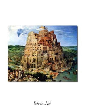 Pieter Brueghel - Babil Kulesi posteri