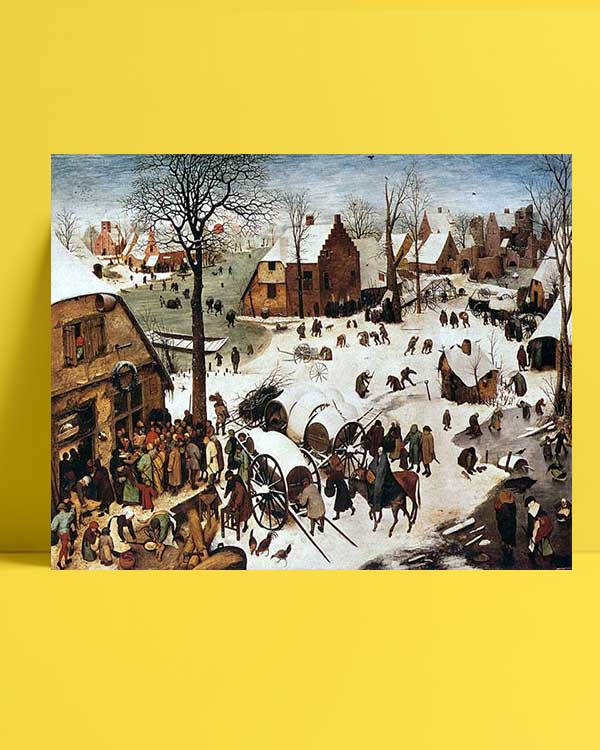 Pieter Brueghel - Bethlehem’de Nüfus Sayımı afişi