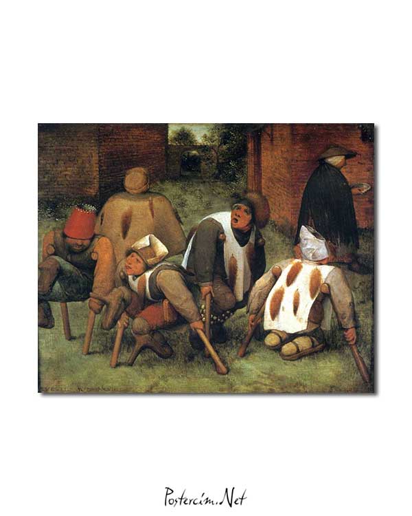 Pieter Brueghel - Dilenciler posteri
