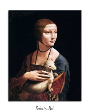 Leonardo Da Vinci - Erminli Kadın, Cecilia Gallerani posteri