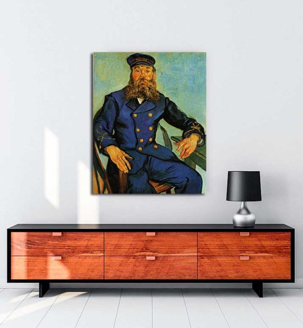Vincent van Gogh - Postacı Joseph Roulin’in Portresi kanvas tablo