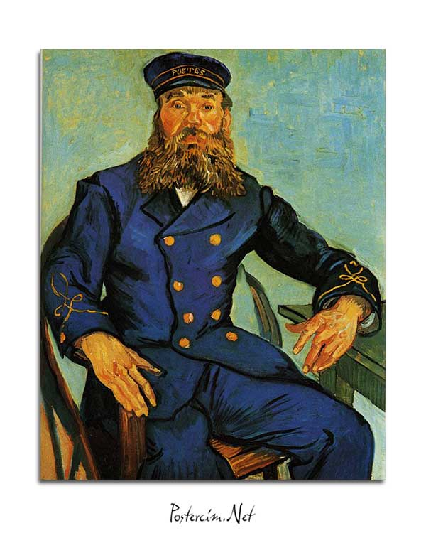 Vincent van Gogh - Postacı Joseph Roulin’in Portresi posteri