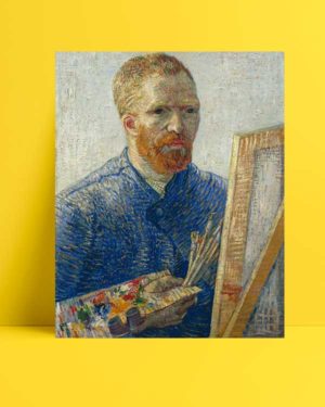 Vincent van Gogh -Şövale Önünde Otoportre afişi
