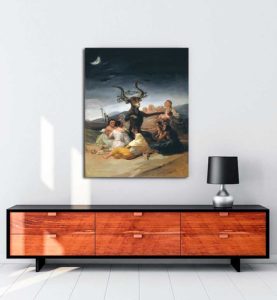 Francisco Goya - Cadı Ayini kanvas tablo