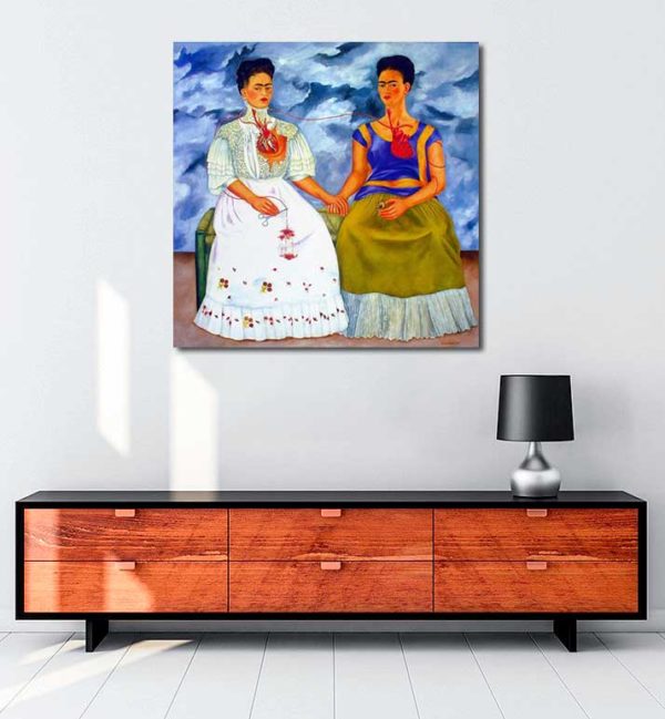 Frida Kahlo - İki Frida kanvas tablo