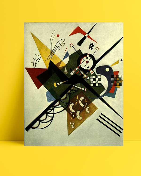 Vasili Kandinski - Beyaz Üzerine afişi