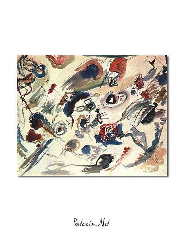 Vasili Kandinski - İlk Soyut Sulu Boya posteri