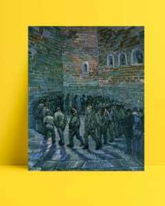 Vincent van Gogh - Mahkumlar Egzersiz Yapıyor afişi
