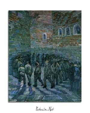 Vincent van Gogh - Mahkumlar Egzersiz Yapıyor posteri