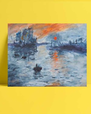 Claude Monet - İzlenim Gündoğumu afiş